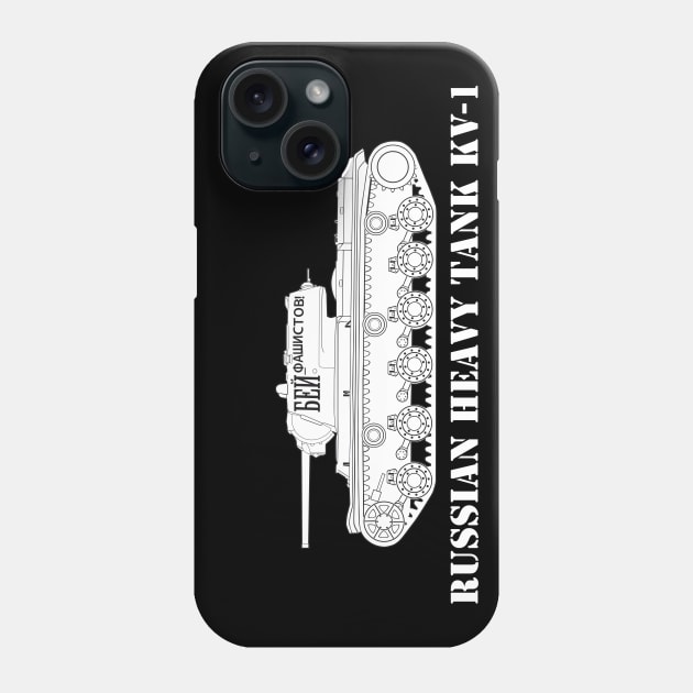 The legendary Russian KV-1 tank Phone Case by FAawRay