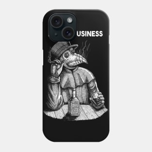 Back in Business Plague Doctor Phone Case