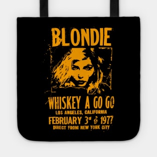 Vintage Blondie Music Whiskey A Go Go Tote
