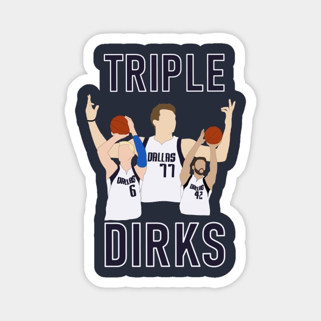 Triple Dirks Magnet by Roommates