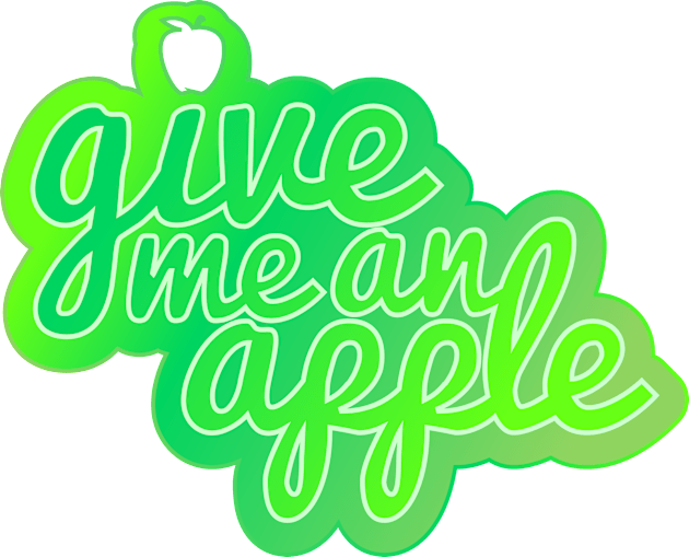 Give me an apple Kids T-Shirt by Jokertoons