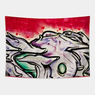 Graffiti art Tapestry