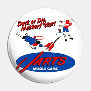 Duck or Die / Lawn Jarts Missile Game Pin