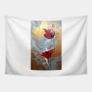 Twin Flames of Passion Tapestry