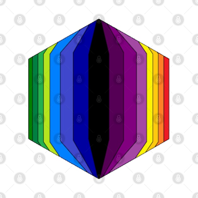 Colorful hexagon by SAMUEL FORMAS