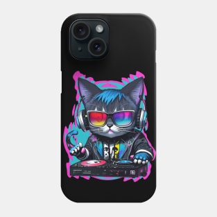 Rave DJ Kitty - Party Beast Phone Case
