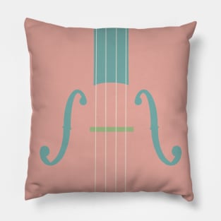 Strings in Baby Pink, Blue and Cream Pillow