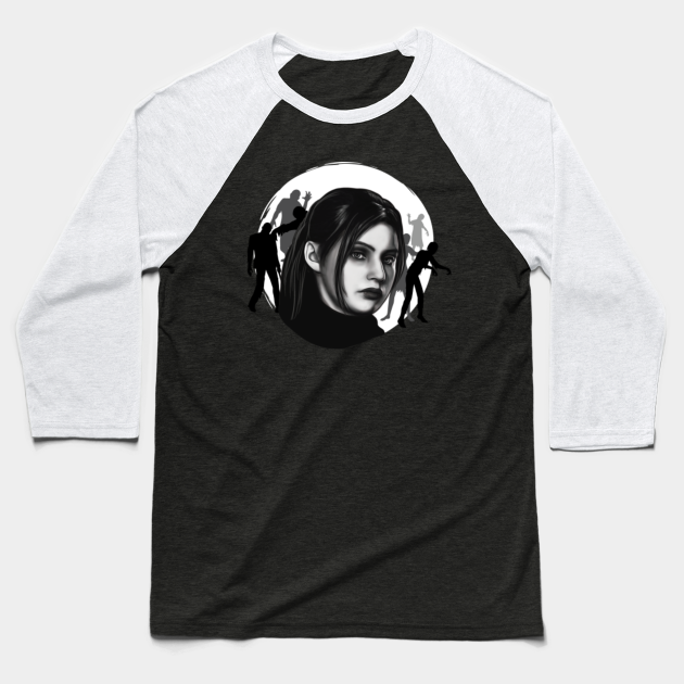Claire Redfield Re2 Remake Resident Evil 2 Baseball T Shirt Teepublic You can visit my patreon www.patreon.com/arteslav or other pages twitter.com/arteslav. teepublic