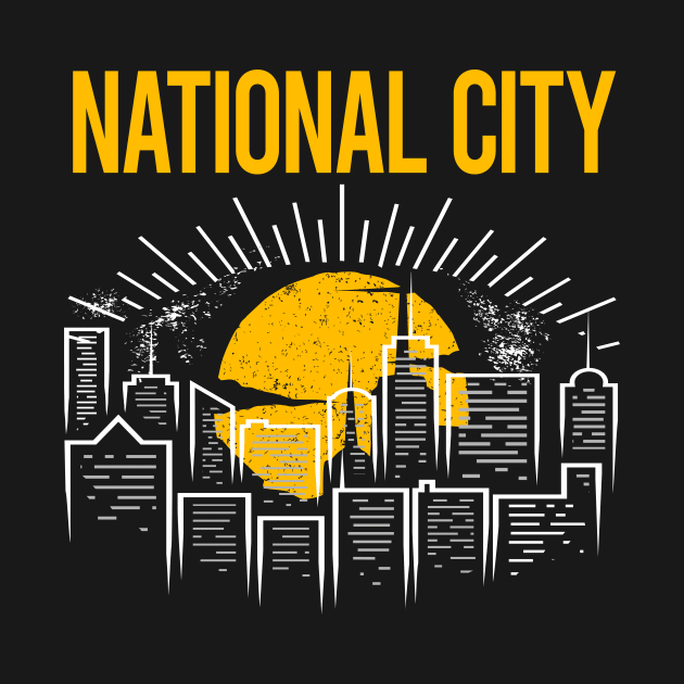 Yellow Moon National City by flaskoverhand