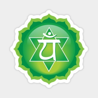 Heart: Anahata Chakra Symbol Magnet