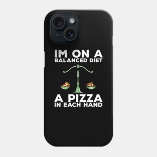 Funny Diet Pizza Meme Weightloss Gym Workout Fitness Gift Phone Case