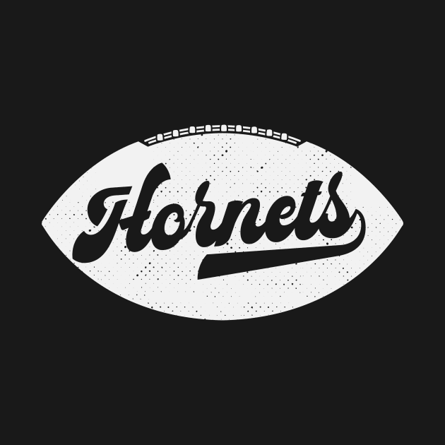 Retro Hornets Football by SLAG_Creative