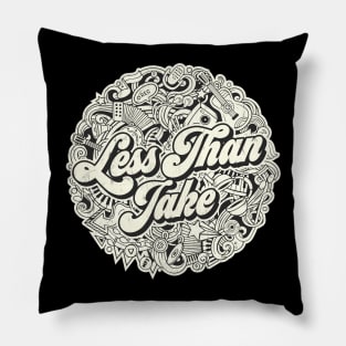 Vintage Circle - Less Than Jake Pillow