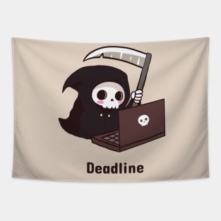 Grim reaper on a deadline Tapestry