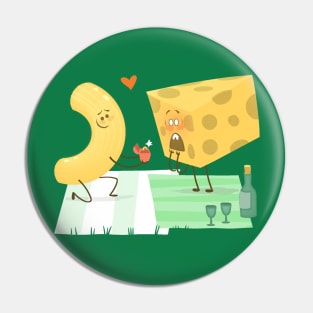 Mac and Cheese in Love Pin