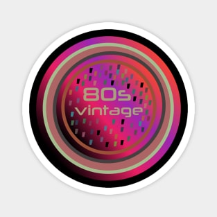 Disco 80s vintage Magnet