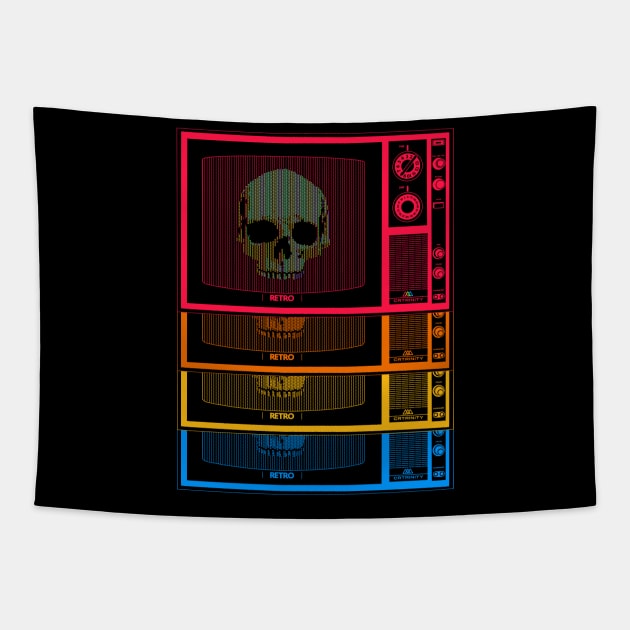 CRT or DIE Tapestry by SlothTee