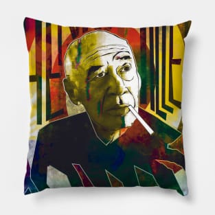 Henry Miller IV and the Birth of Colors Pillow