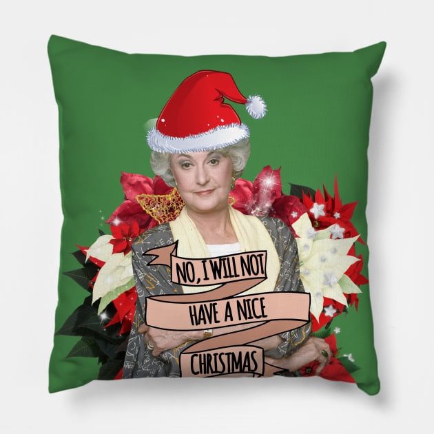 no. i will not have a nice christmas Pillow by aluap1006