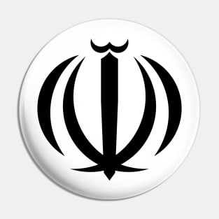 Emblem of Iran Pin