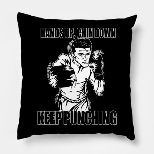 Keep Punching (Boxing) Pillow