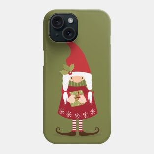 Mrs Gnome With Gift Phone Case