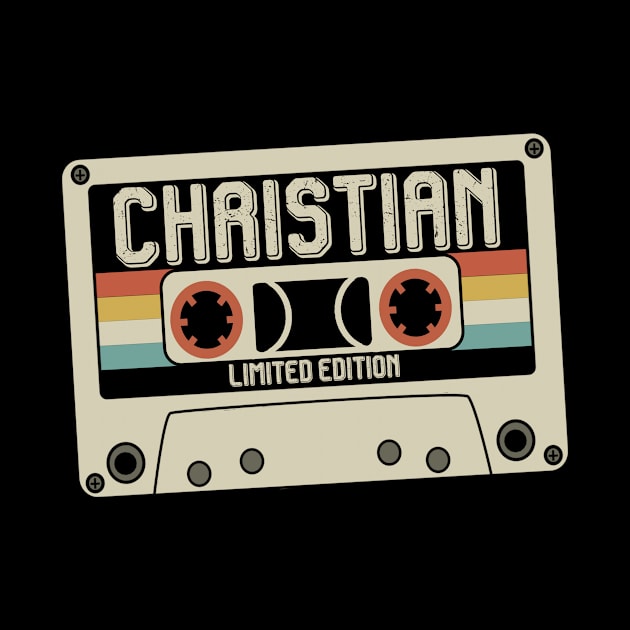 Christian - Limited Edition - Vintage Style by Debbie Art