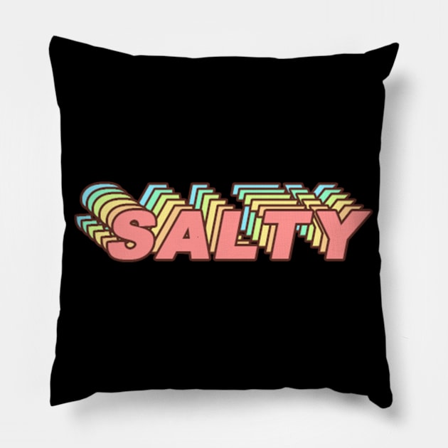 Salty Yikes Inspired Funny Meme Pillow by mangobanana