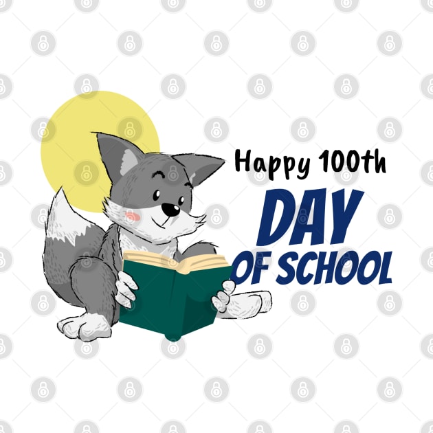 Fox 100  day of school by Beyond TShirt