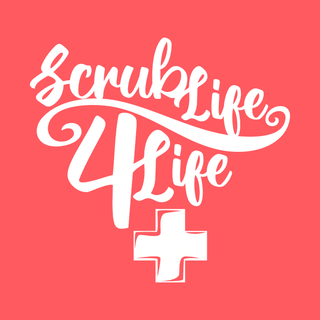 Scrub Life 4 Life Medical Cross by 2891 Design