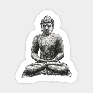 Buddha on the Borobudur Magnet