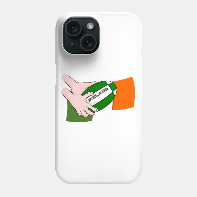 Rugby Ireland Flag Phone Case by mailboxdisco