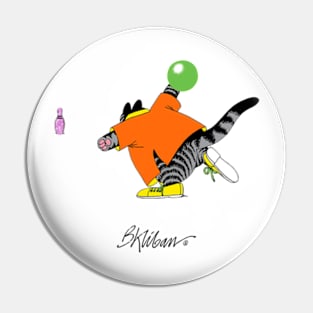 B kliban cat bowling Pin