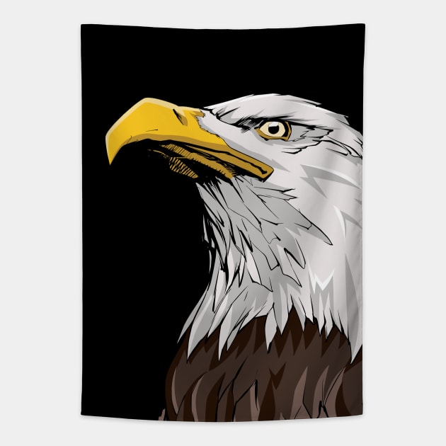 Bald Eagle Tapestry by Malchev