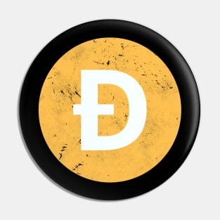 Vintage Dogecoin Cryptocurrency Token Pin