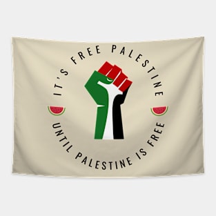 Until Palestine is Free Tapestry