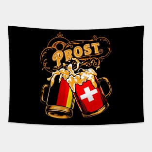 Oktoberfest Wiesn Prost Deutschland - Switzerland Tshirt Tapestry