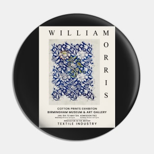 William Morris Exhibition Wall Art Textile Pattern Pin