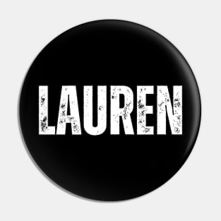 Lauren Name Gift Birthday Holiday Anniversary Pin