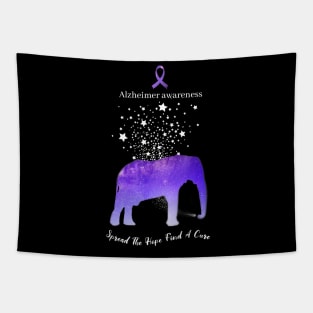 Alzheimer Awareness Spread The Hope Find A Cure Gift Tapestry