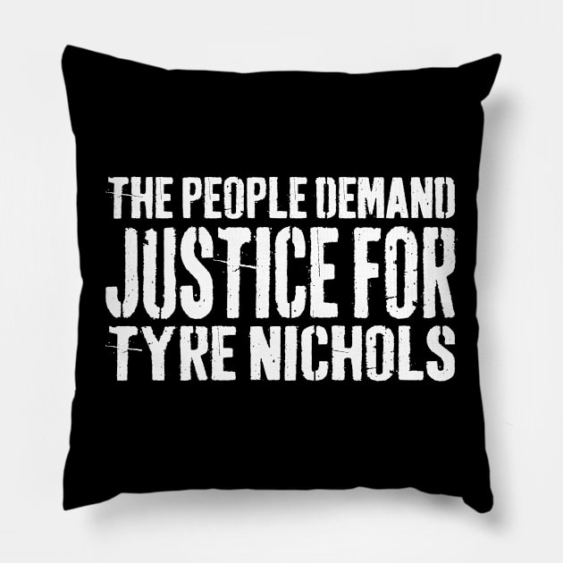 justice for Tyre Nichols Pillow by S-Log