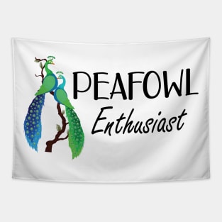 Peafowl Enthusiast Tapestry