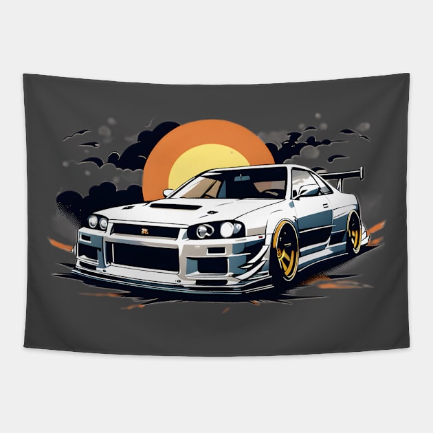 JDM GTR33 Tapestry by Tuner Society SA