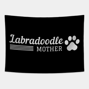 Labradoodle mother design with dog paw for proud labradoodle mothers. Tapestry