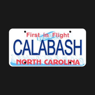 Calabash North Carolina License Plate T-Shirt