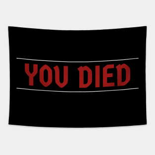 you died - notif strap Tapestry