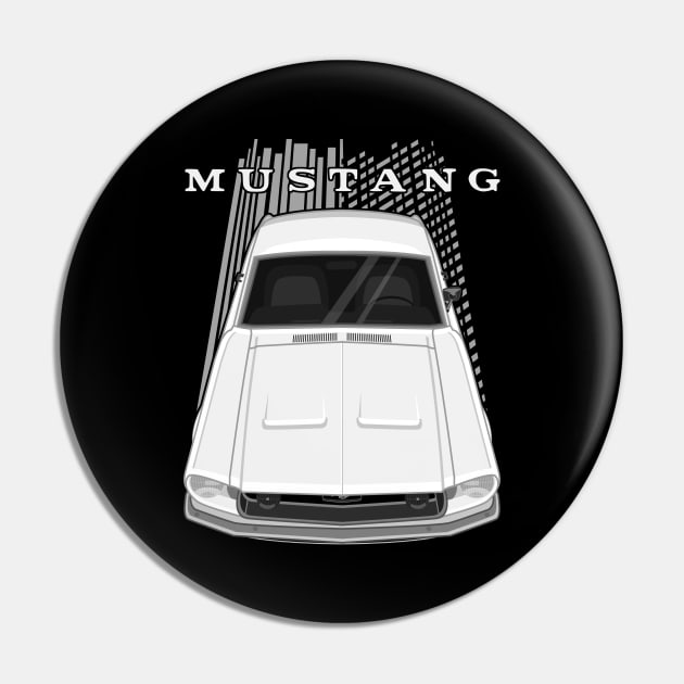 Ford Mustang Fastback 1968 - White Pin by V8social