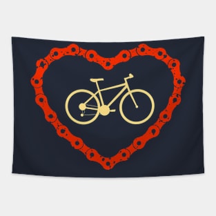 Bicycle chain BMX biker cyclist gift idea present Tapestry