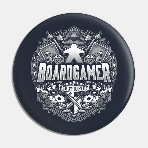 BoardGamer V2 Pin by StudioM6