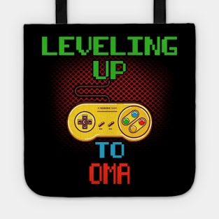 Promoted To OMA T-Shirt Unlocked Gamer Leveling Up Tote